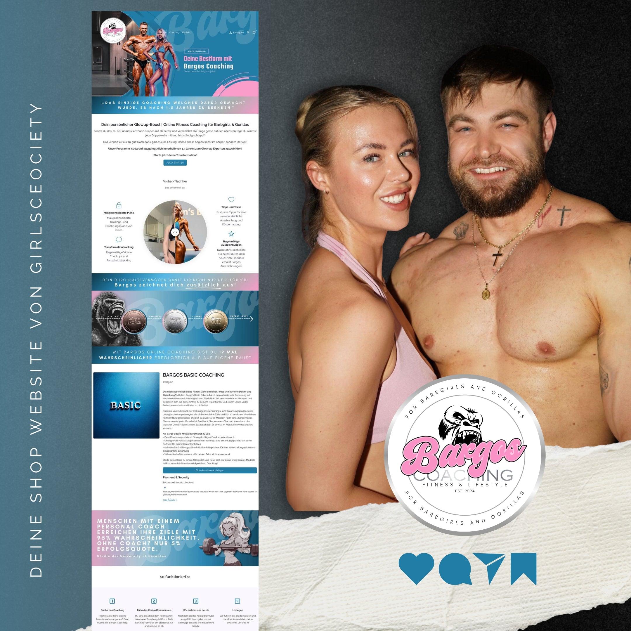 Step 1 des Girlsceociety Starterpakets: Einzigartige Webseiten-Erstellung | Deine Online Store Lösung