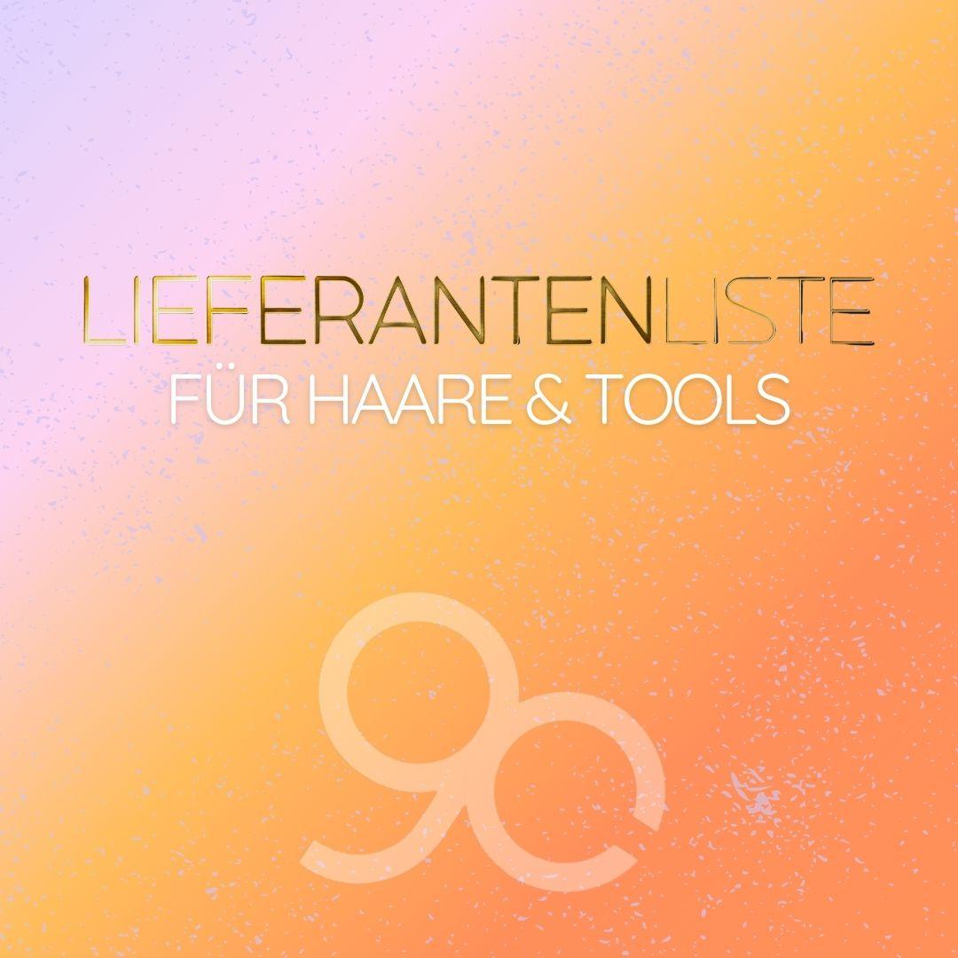 Lieferantenliste für die Haarbranche: Alles, was dein Hair Business braucht!