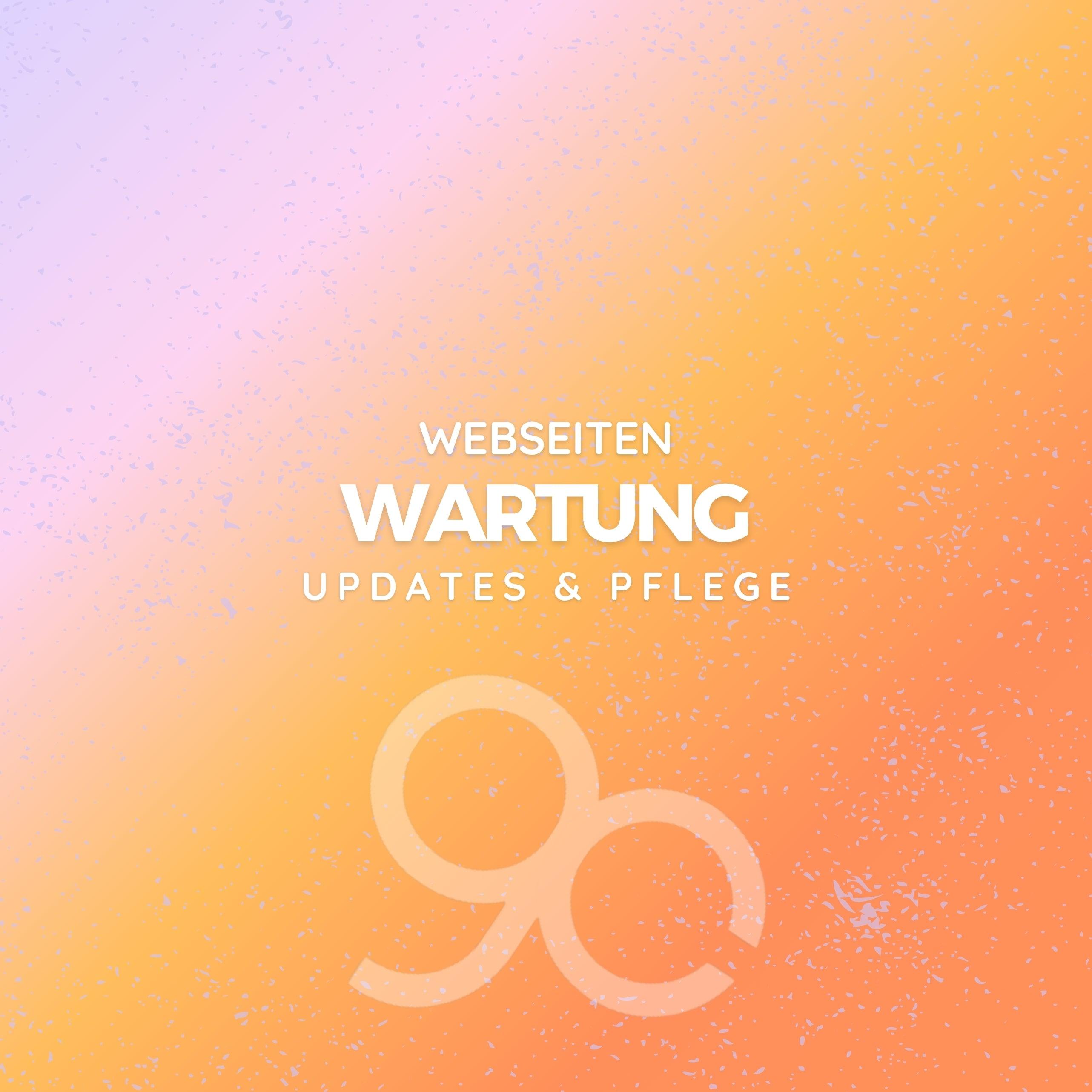 Wartung deiner Webseite
