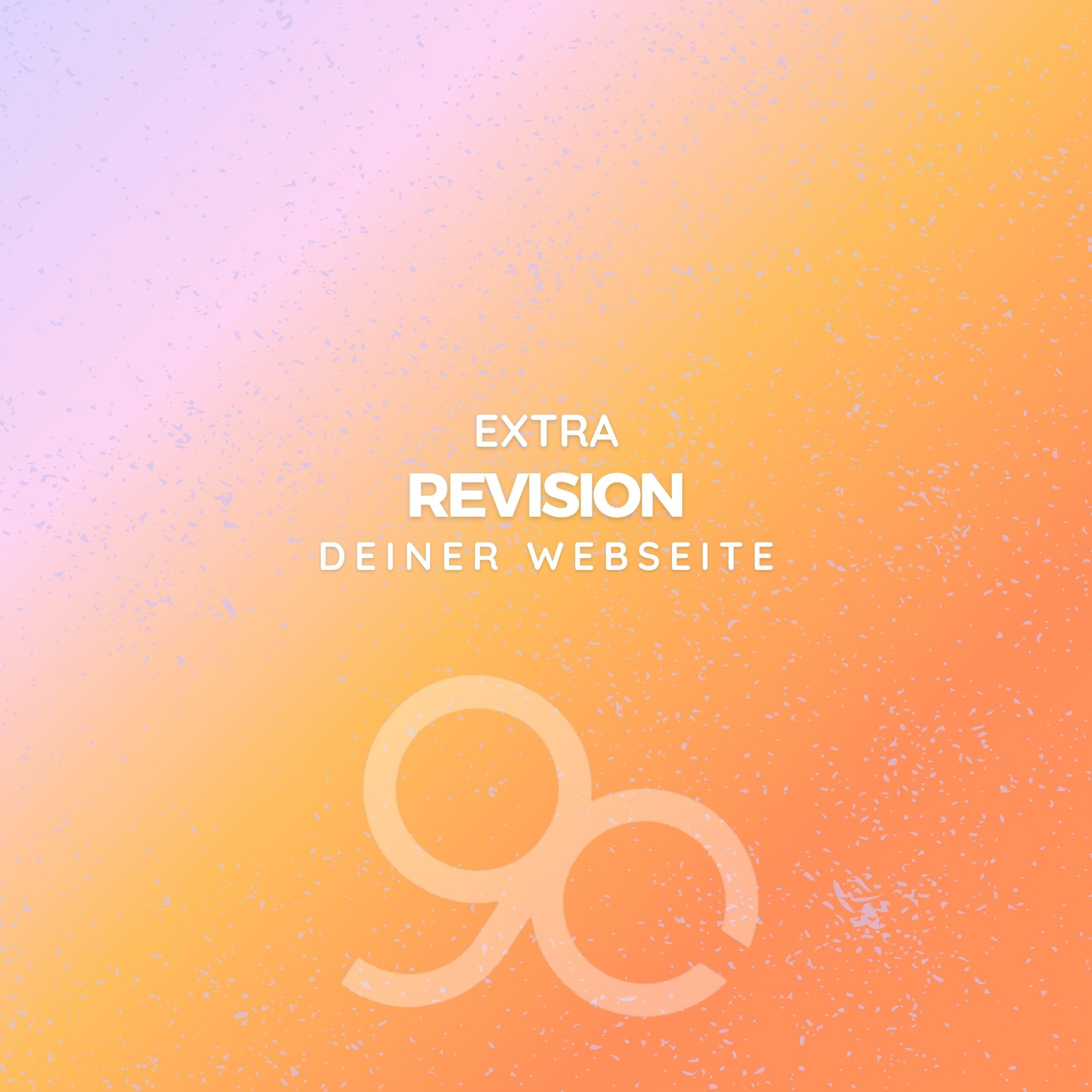 Extra Revision deiner Webseite | Zusätzliche Änderungen nach Fertigstellung