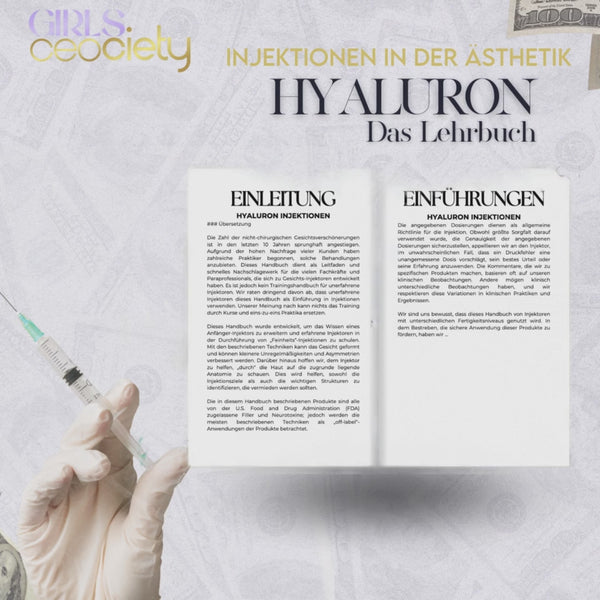 Injektionen in der Ästhetik - Hyaluron Lehrbuch