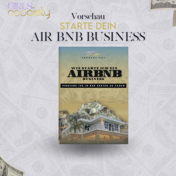 Airbnb Business Starter-Guide | 23-seitiges eBook für erfolgreiche Gastgeber